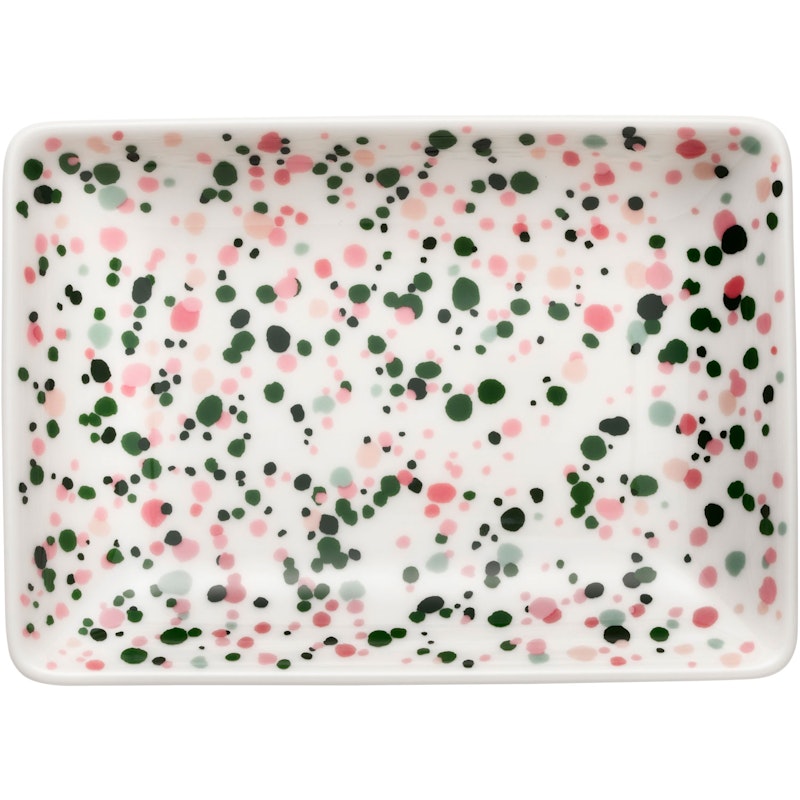 Oiva Toikka Collection Helle Plate Pink / Green, A6 10x15 cm