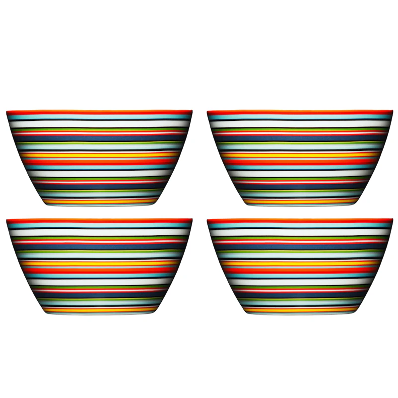 Origo Bowl 50 cl 4-pack, Orange