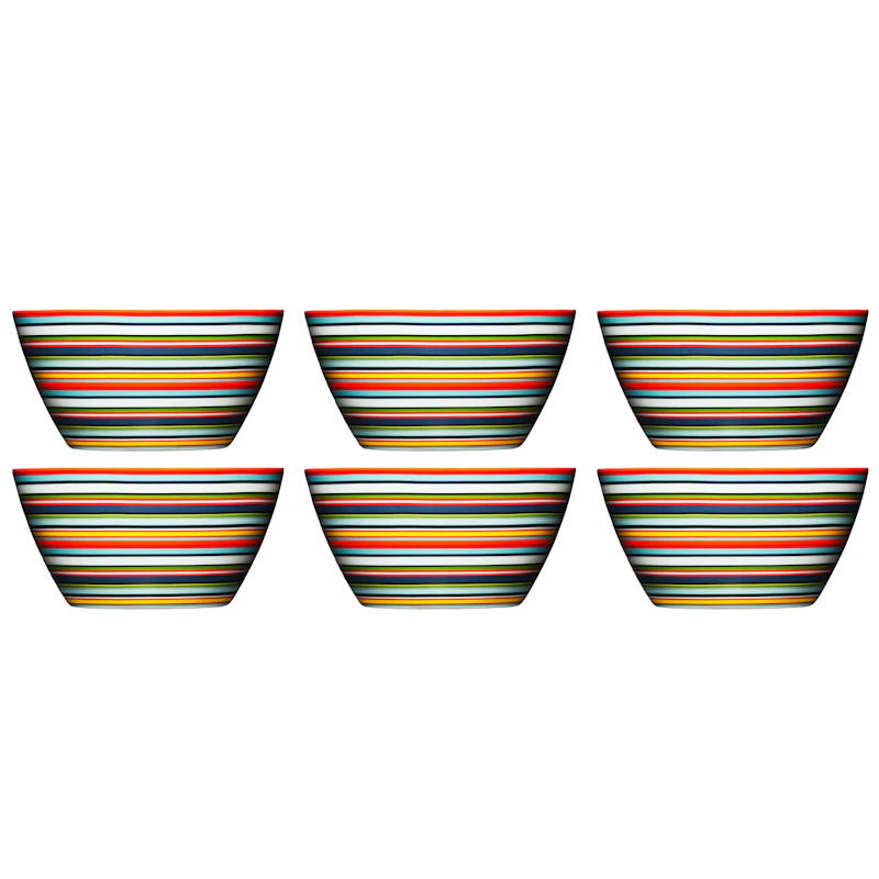 Origo Bowl 50 cl 6-pack, Orange