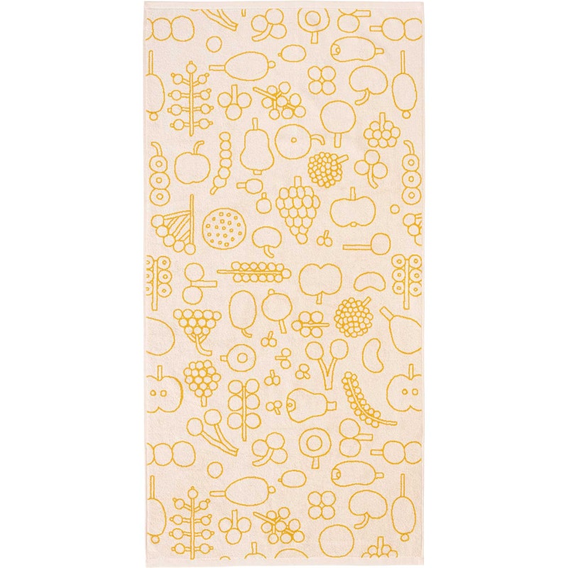 Oiva Toikka Collection Towel, 70x140 cm, Frutta Yellow