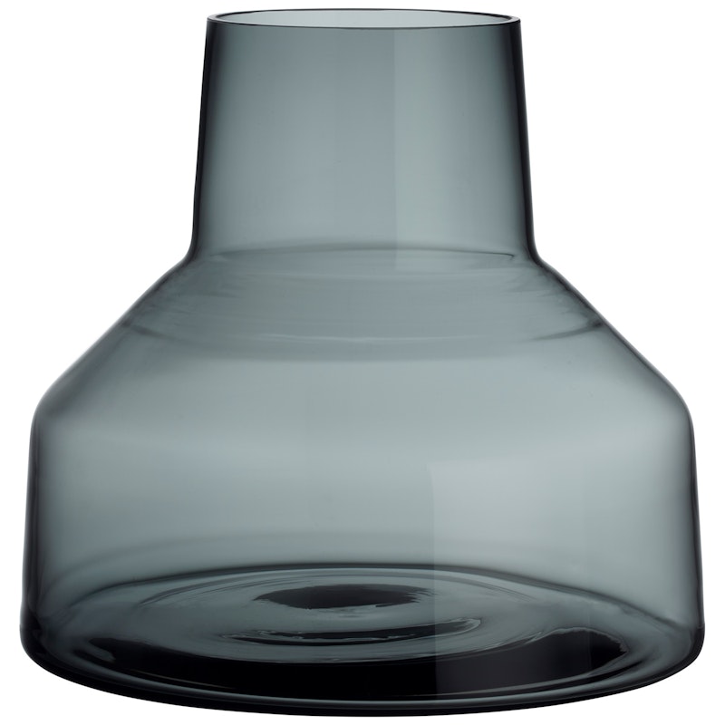 Solare Vase Low 20x22 cm, Steel Grey