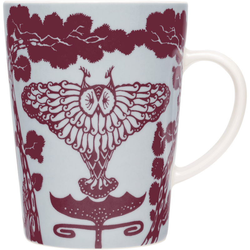 Taika Mug 40 cl, Blue / Cherry