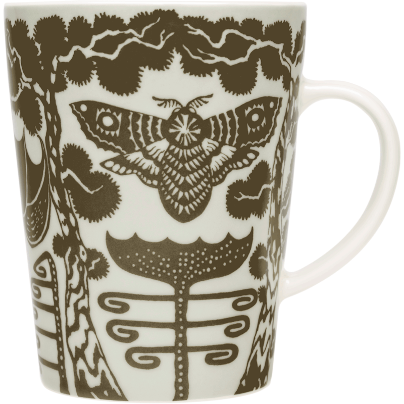 Taika Mug 40 cl, Black / White