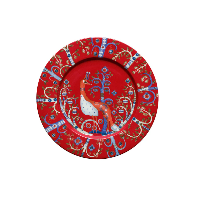 Taika Plate 22 cm, Red