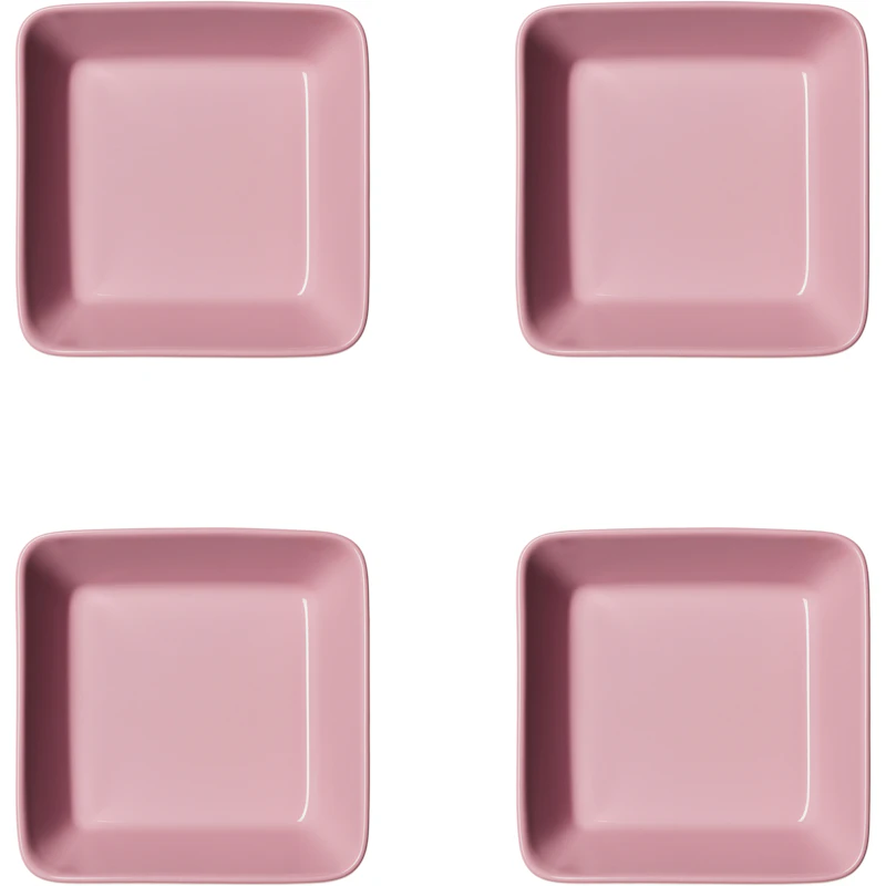 Teema dish 12x12 cm pink 4-pack