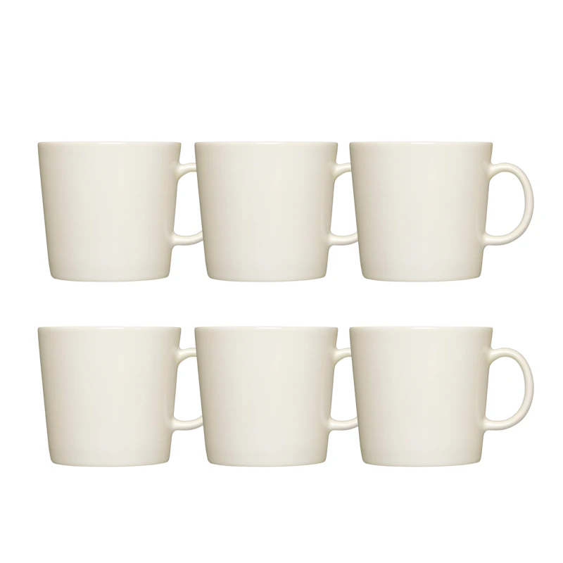 Teema Mug 30 cl 6-pack, White