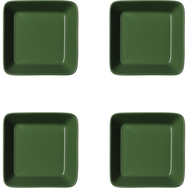 Teema dish 12x12 cm forest green 4-pack