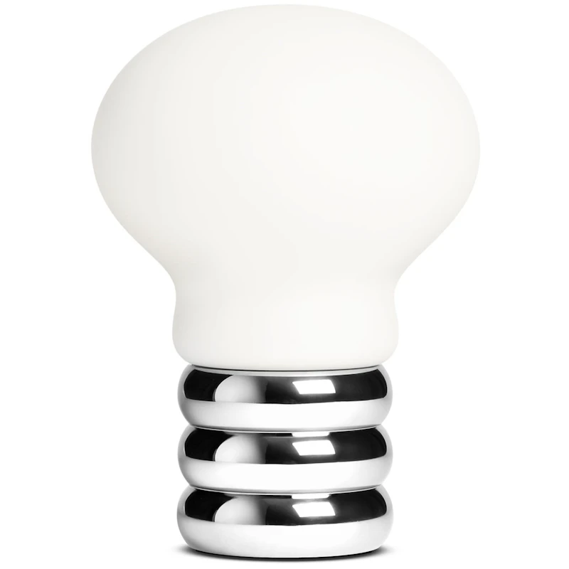 B.Bulb Table Lamp Portable, White