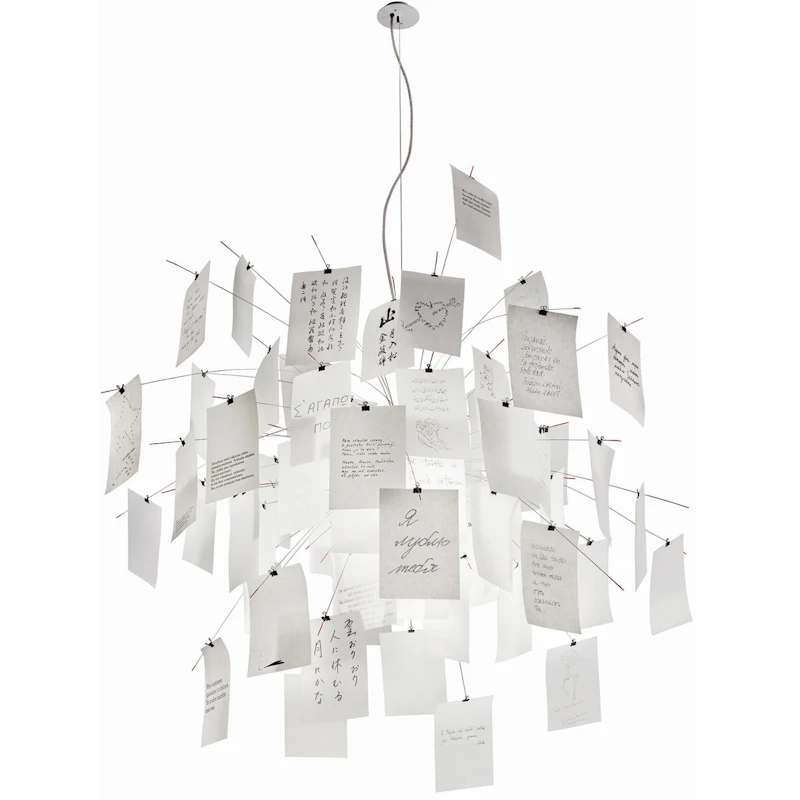 Zettel'z 5 Pendant Silver 600 cm