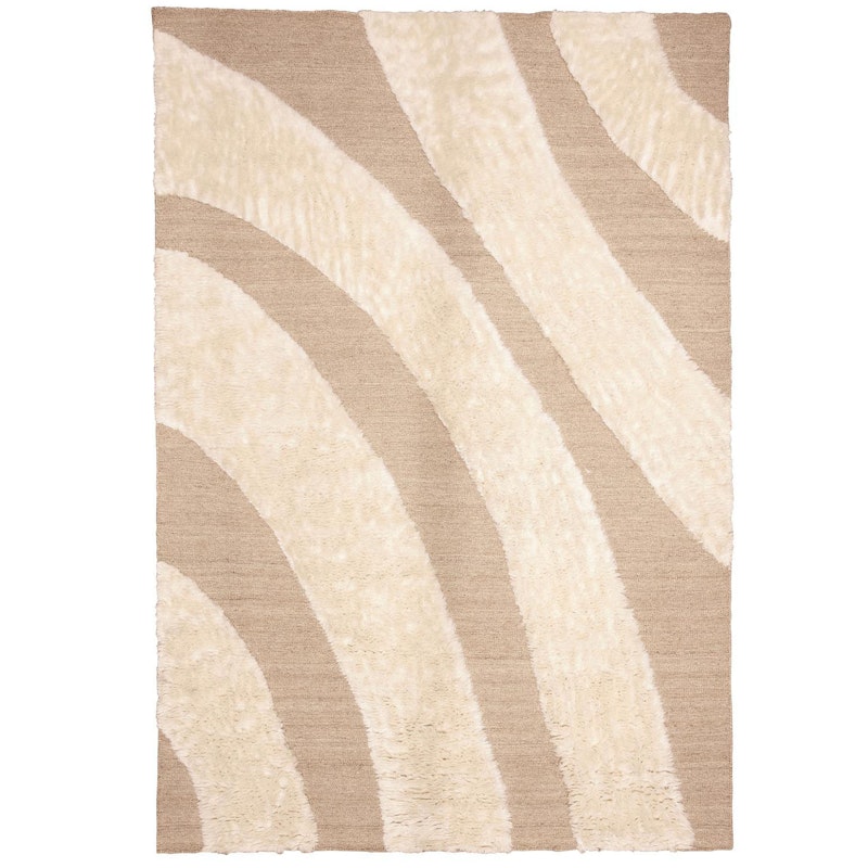 Hanne Rug 160x230 cm, Brown/Off-white