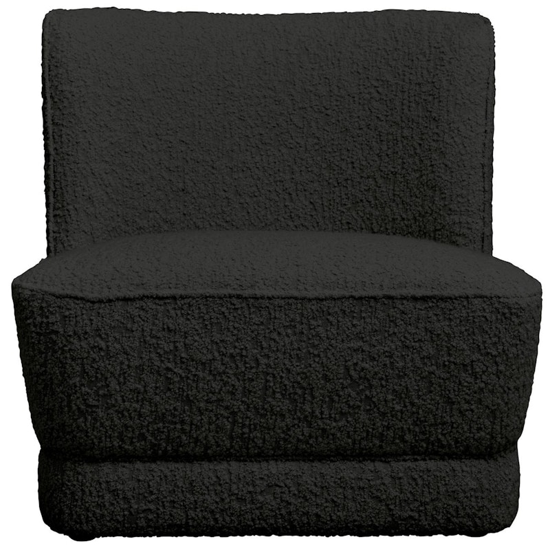 Lounge Royal Boucle Armchair, Black