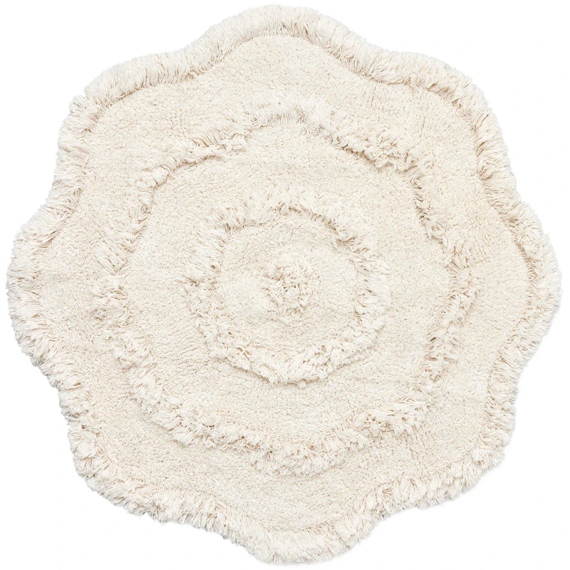Fioro Rug ø80, Off-white