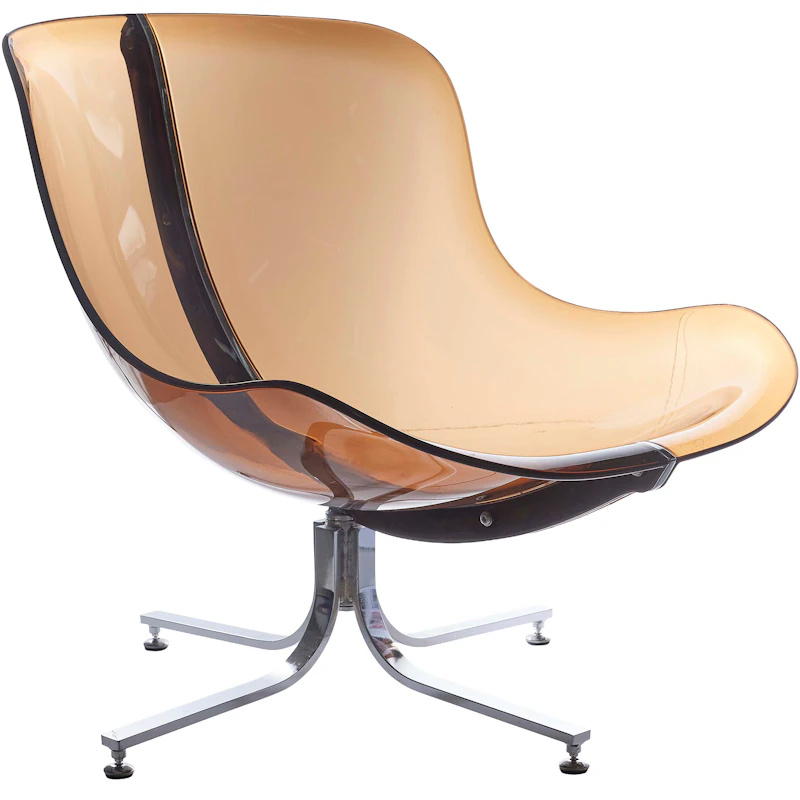 Glossy Chair, Brown