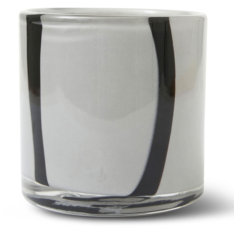 Luci Candle Holder 10 cm, Black / Grey