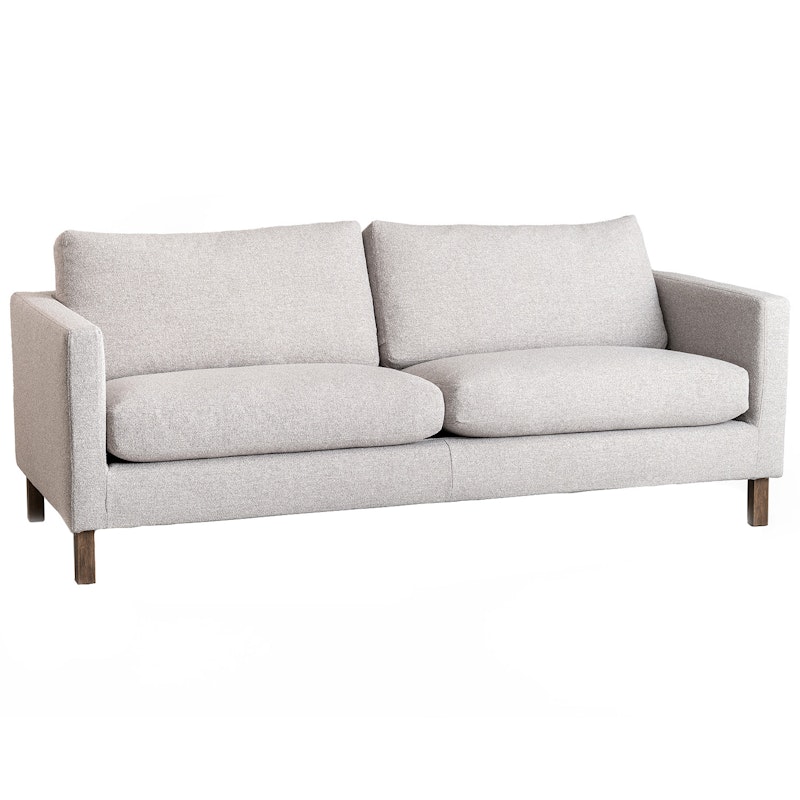 Mario 3-Seater Sofa, Ito Light Grey