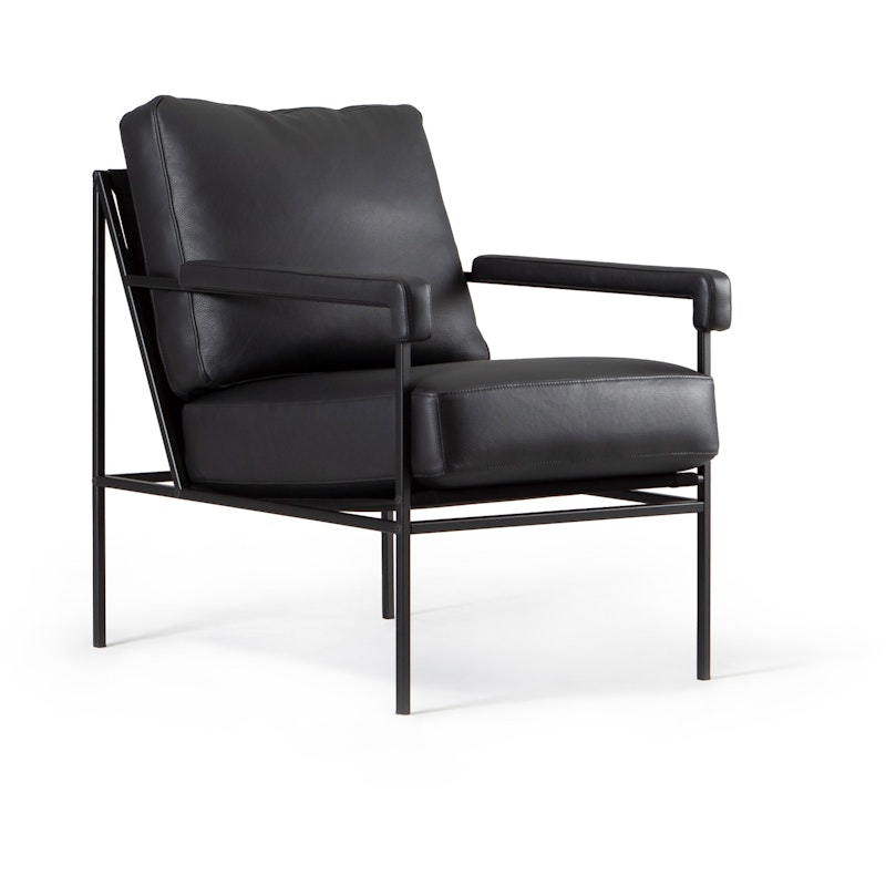 Seventy Five Armchair Leather, Black Edition