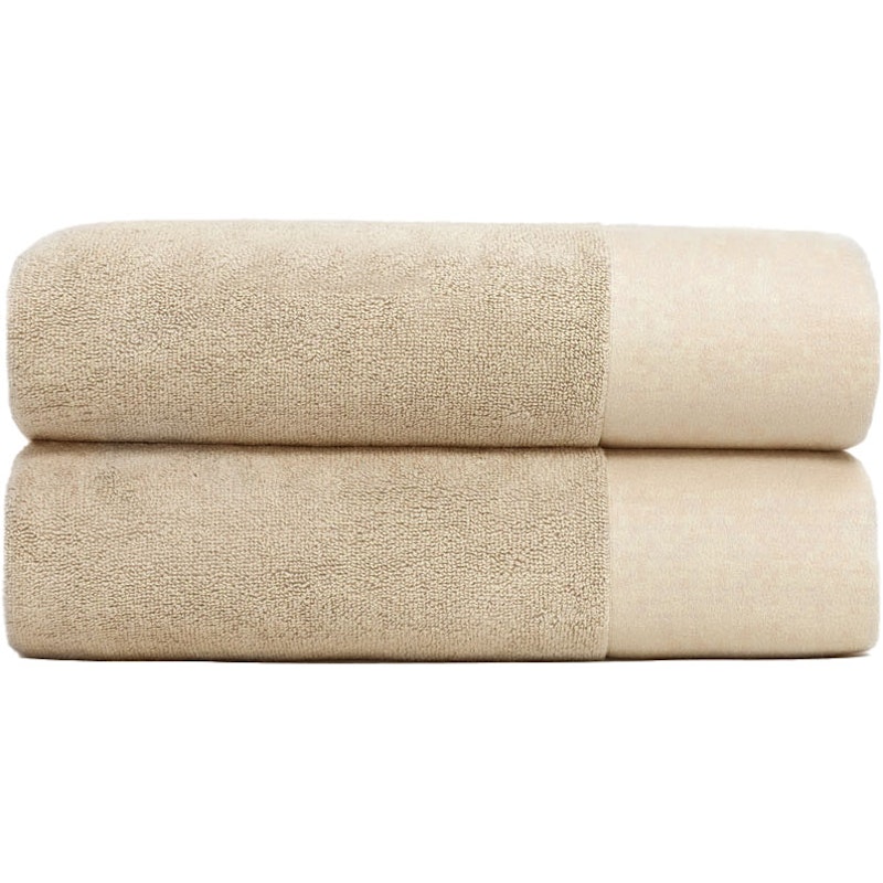 Towel 70x140 cm 2-pack, Beach Sand