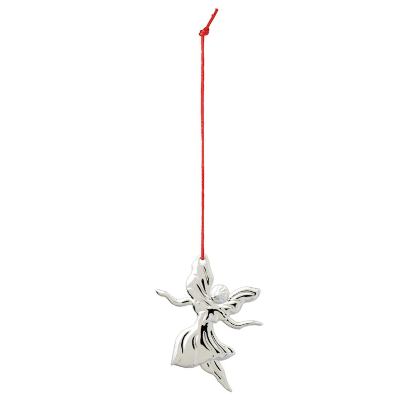 Christmas Decoration Angel, Silver Plated
