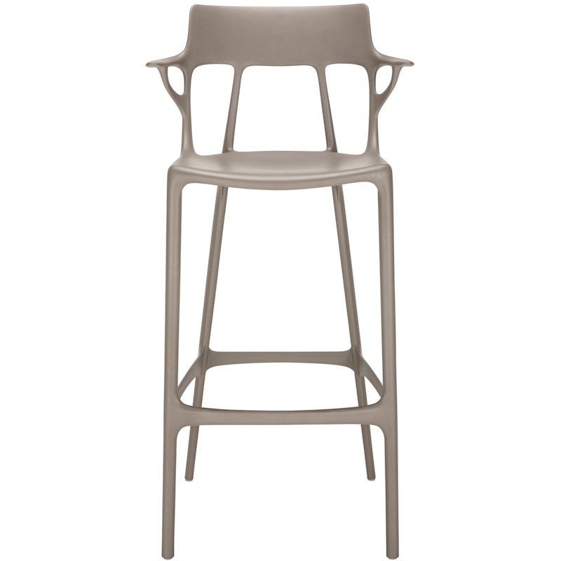 A.I. Bar Stool Recycled 75 cm, Grey