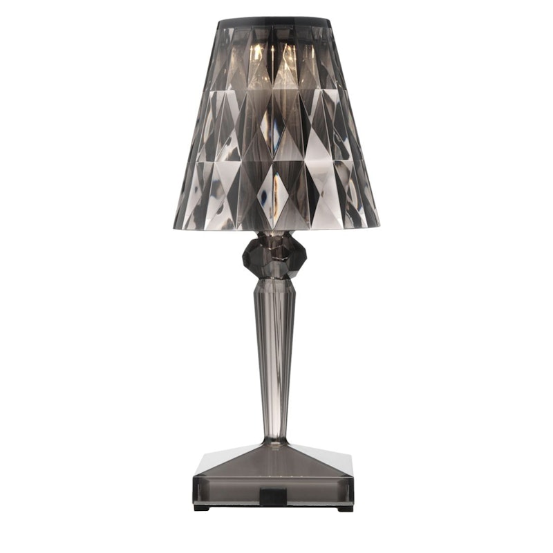 Battery Table Lamp Portable, Smoke