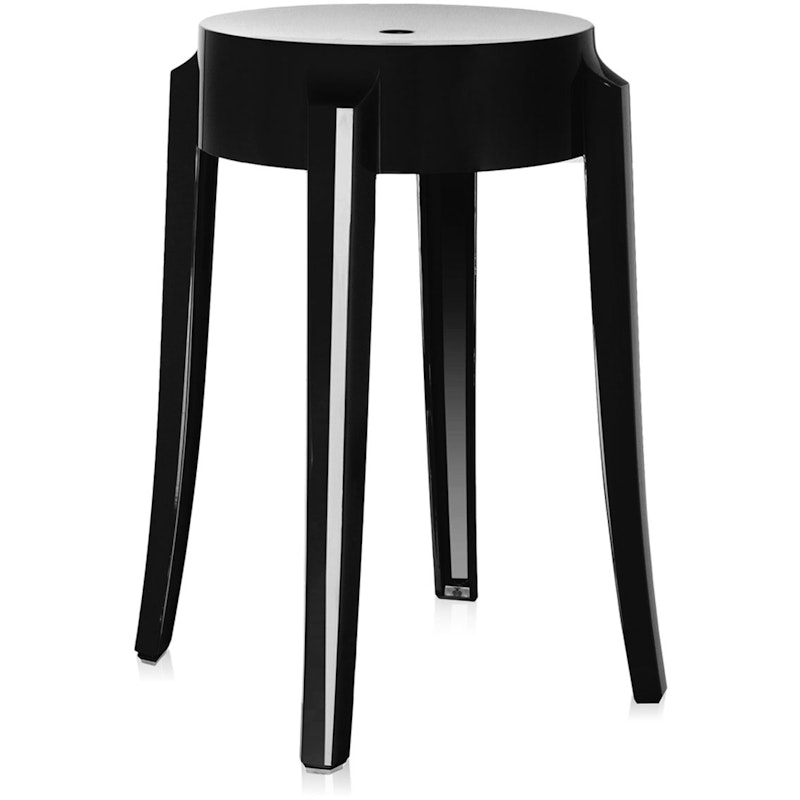 Charles Ghost Stool, Black
