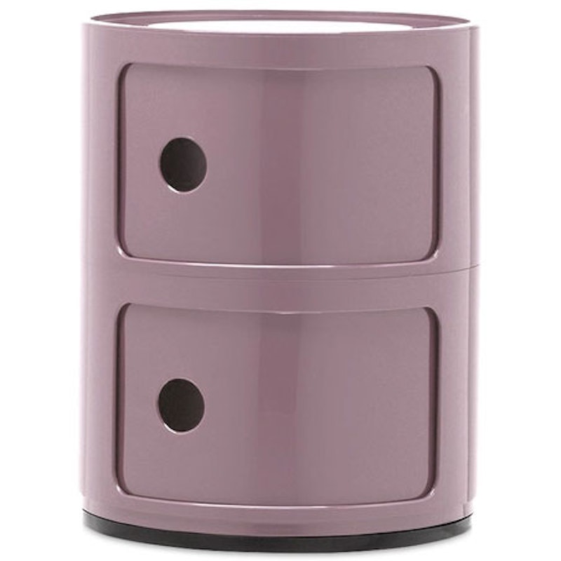 Componibili Classic Storage With 2 Compartments, Mauve