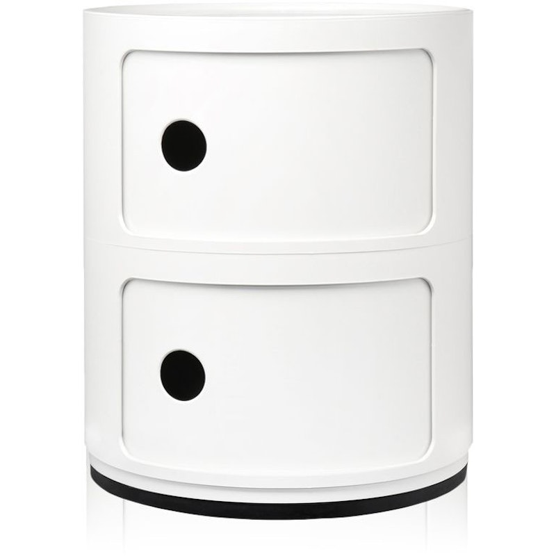 Componibili Classic Storage With 2 Compartments, White