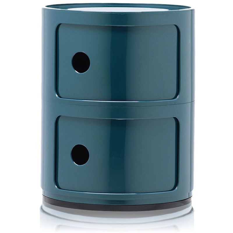 Componibili Classic Storage With 2 Compartments, Blue