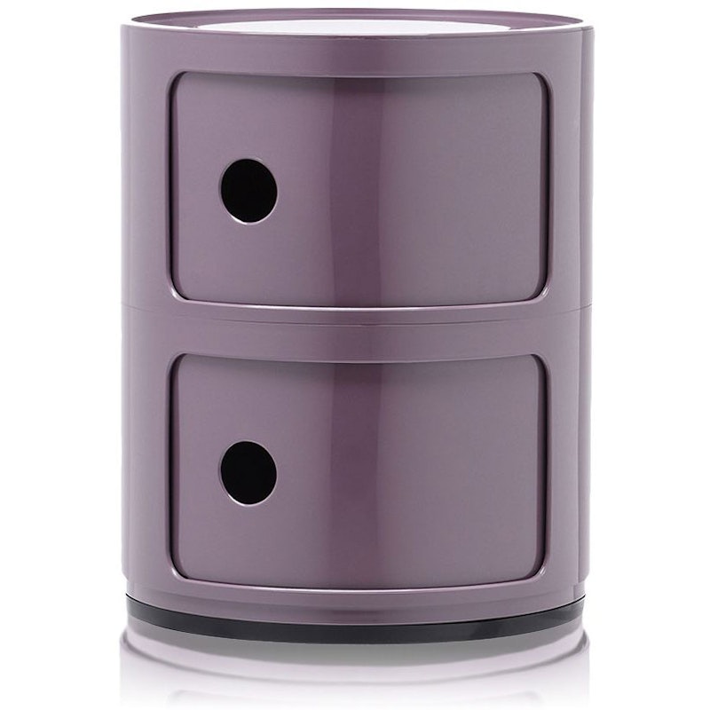 Componibili Classic Storage With 2 Compartments, Violet