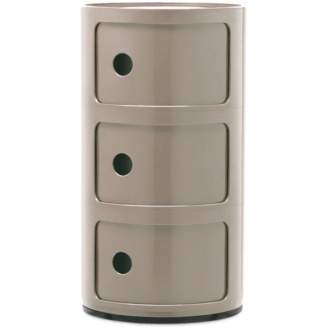 Componibili Classic Storage With 3 Compartments, Dove Grey ...