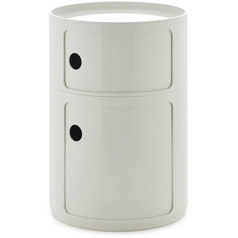 Componibili New Big Storage With 2 Compartments, White