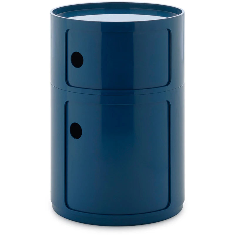 Componibili New Big Storage With 2 Compartments, Blue