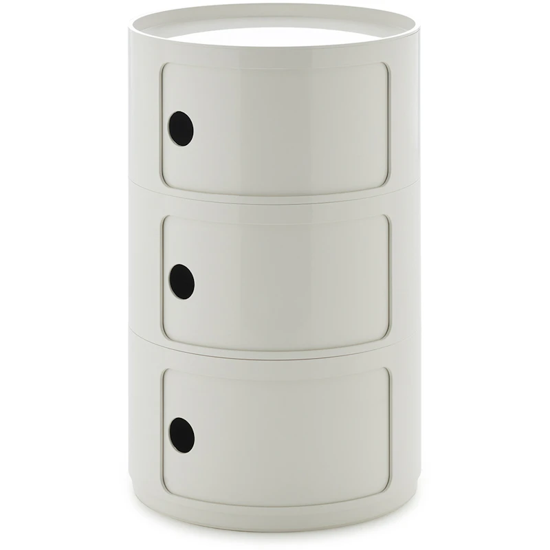 Componibili New Big Storage With 3 Compartments, White