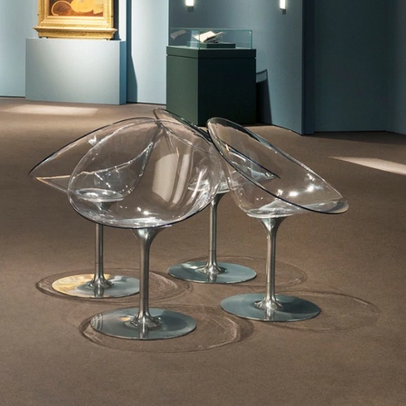 ERO|S| Chair, Crystal from Kartell | RoyalDesign.co.uk