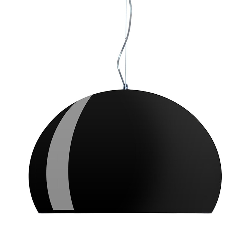 FL/Y Pendant 52 cm, Glossy Black