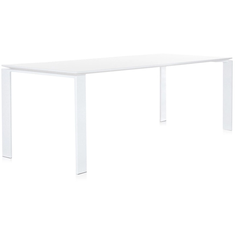 Four Table Outdoor White, 79x223 cm