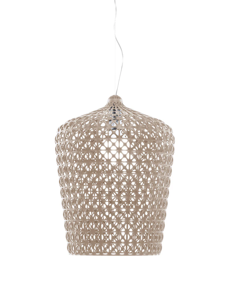 Kabuki Ceiling Lamp, Dove Grey