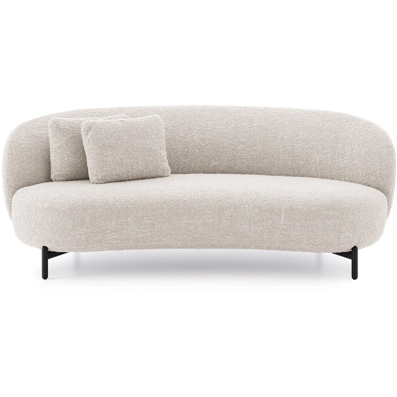 Lunam Curly Sofa, White