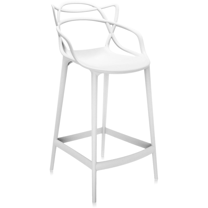 Masters Stool 65cm, White