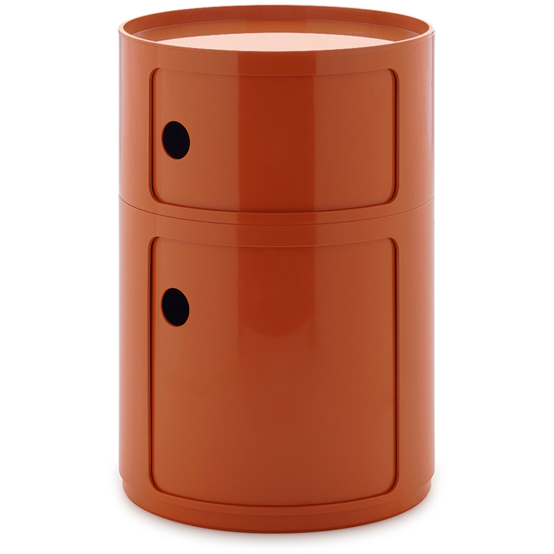 Componibili New Big Storage With 2 Compartments, Orange