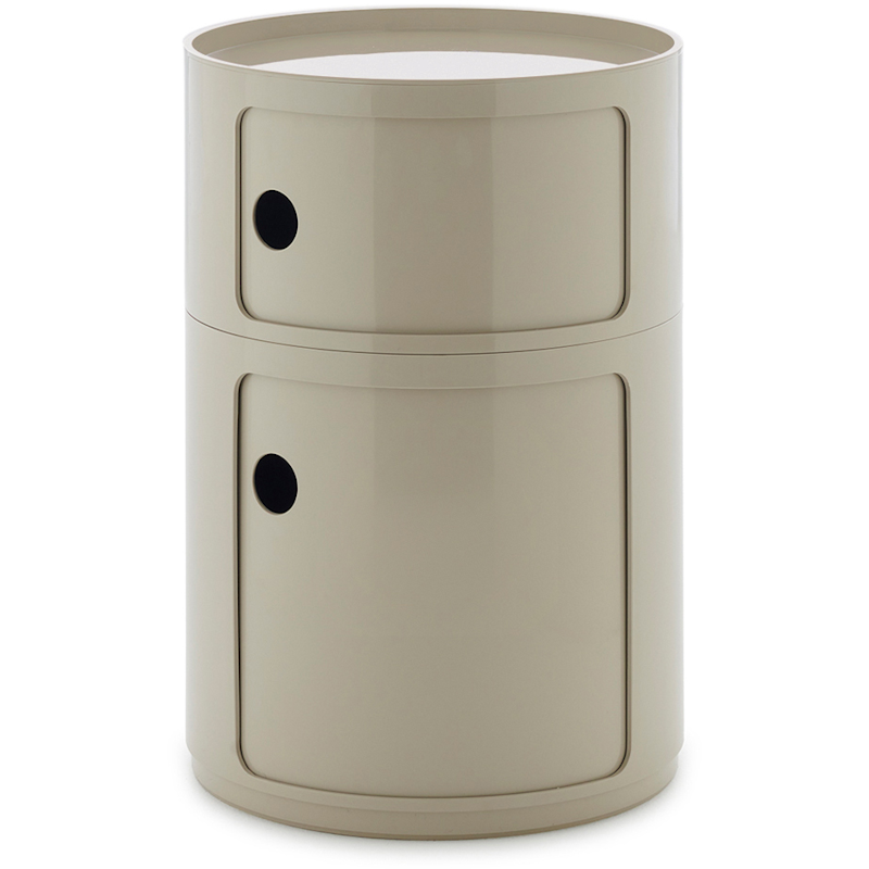 Componibili New Big Storage With 2 Compartments, Dove Grey