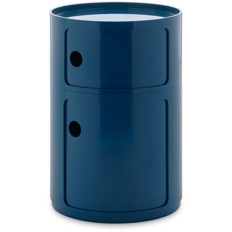 Componibili New Big Storage With 2 Compartments, Blue