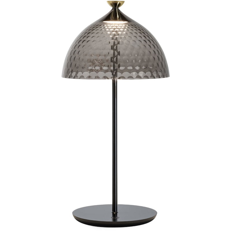 Pumo Table Lamp, Smoke / Black