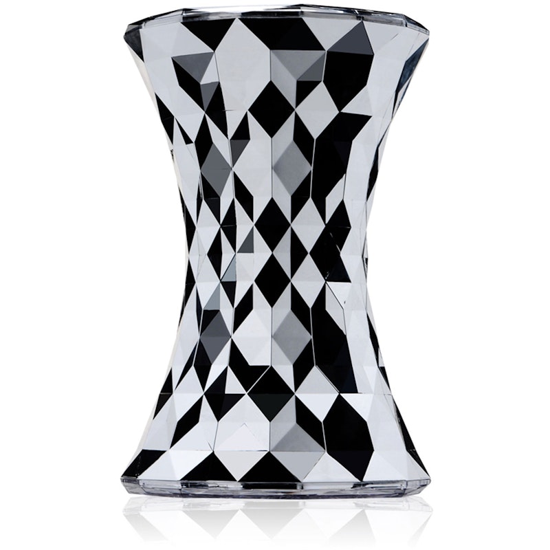 Stone Stool, Chrome Metallic