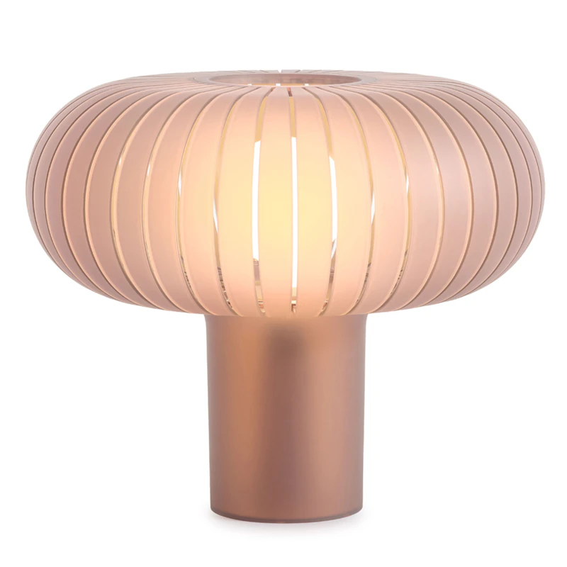 Teresa Frozen Table Lamp, Pink