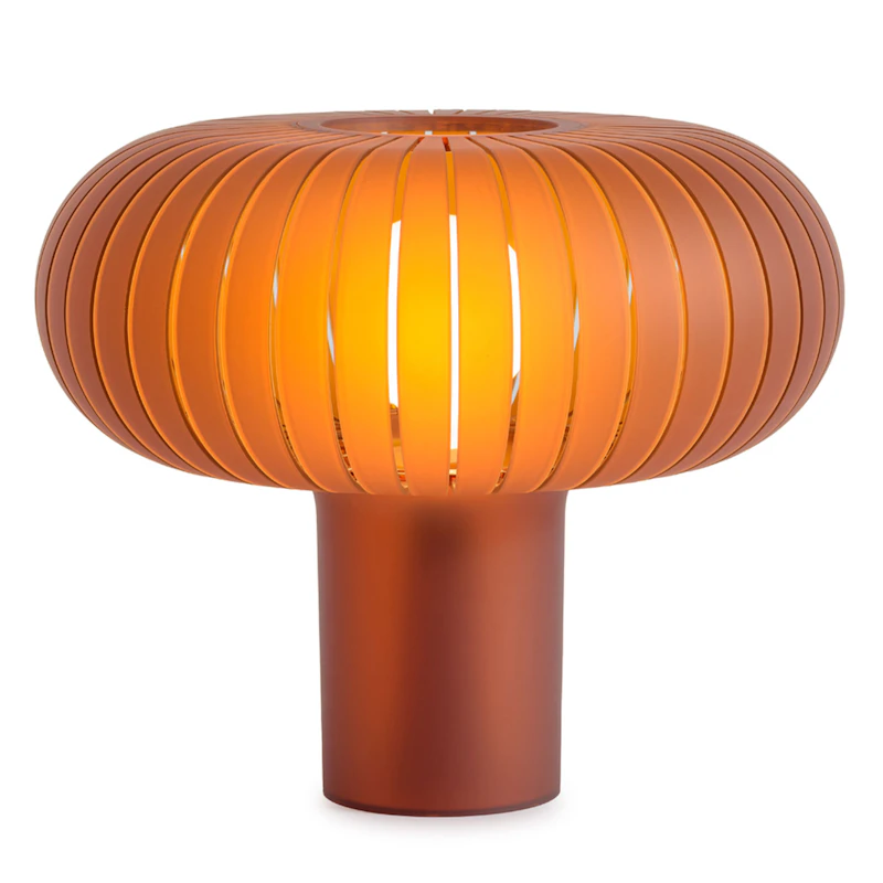 Teresa Frozen Table Lamp, Amber