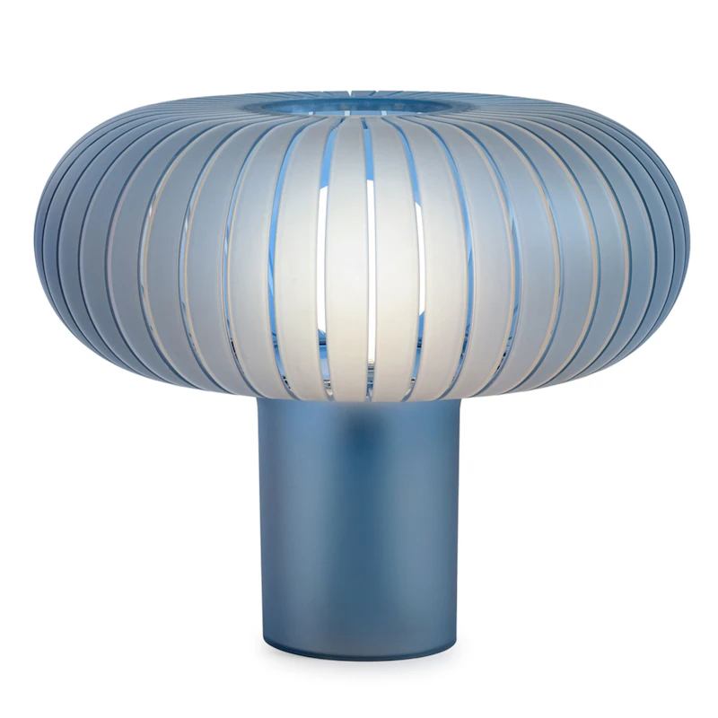 Teresa Frozen Table Lamp, Sky Blue