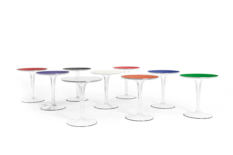Tip Top Table, Crystal from Kartell | RoyalDesign.co.uk