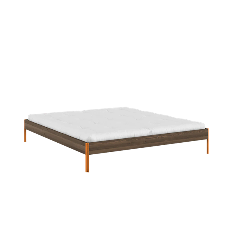 Core Bed Frame 180x200 Carob Brown/Solar Orange