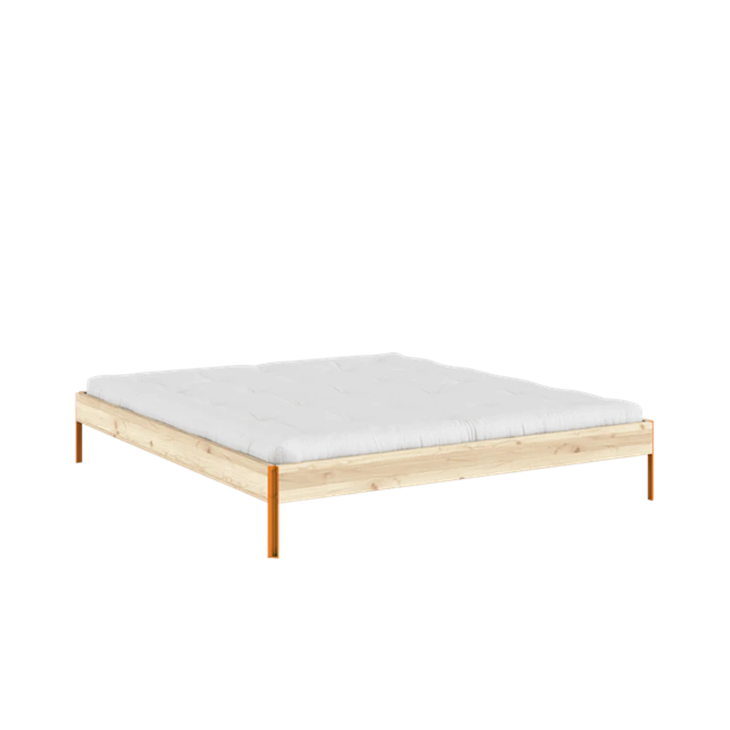 Core Bed Frame 180x200 Raw/Solar Orange